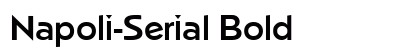 Napoli-Serial Bold Font