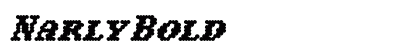 Narly Bold Font