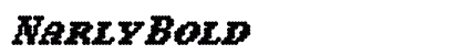 Narly Bold Font