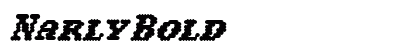 Narly Bold Font
