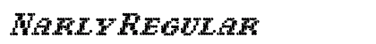 Narly Regular Font