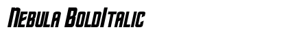 Nebula BoldItalic Preview