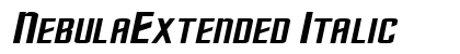 NebulaExtended Italic Preview