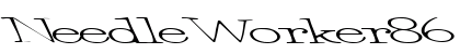 NeedleWorker86 Regular Preview