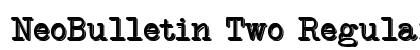NeoBulletin Two Regular preview