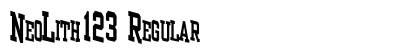 NeoLith123 Regular preview