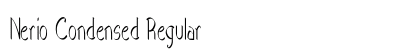 Nerio Condensed Regular Preview