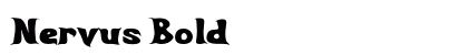 Nervus Bold preview