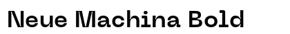 Neue Machina Bold preview