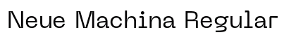 Neue Machina Regular Preview