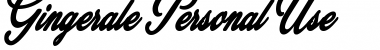 Download Gingerale Personal Use Font Download Gingerale Personal Use Font