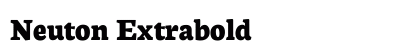 Neuton Extrabold Preview