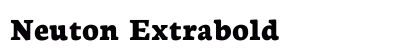 Neuton Extrabold Preview