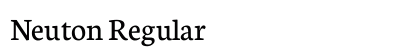 Neuton Regular Preview