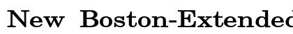 New Boston-Extended Bold preview