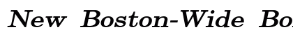New Boston-Wide Bold Italic Preview