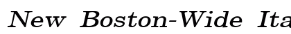 New Boston-Wide Italic Preview