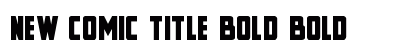 New Comic Title Bold Bold preview