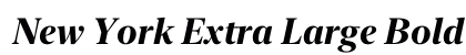 New York Extra Large Bold Italic Preview