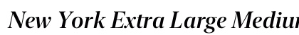 New York Extra Large Medium Italic Preview