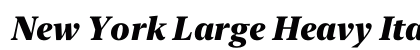 New York Large Heavy Italic Preview