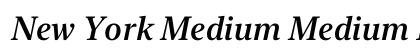 New York Medium Medium Italic Preview