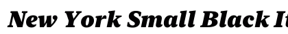 New York Small Black Italic preview