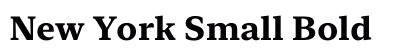 New York Small Bold preview
