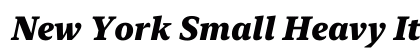 New York Small Heavy Italic Preview