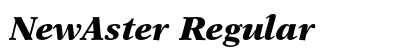 NewAster Regular preview