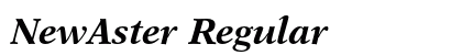 NewAster Regular preview