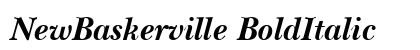 NewBaskerville BoldItalic Preview