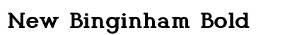 New Binginham Bold preview