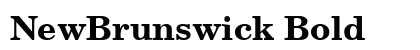NewBrunswick Bold Preview
