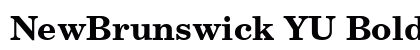 NewBrunswick YU Bold Preview