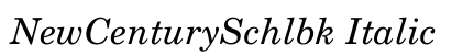 NewCenturySchlbk Italic preview