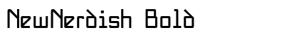 NewNerdish Bold Preview