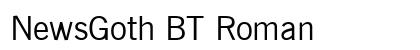 NewsGoth BT Roman Preview