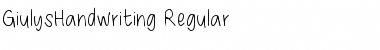 Giulys Handwriting Regular Font