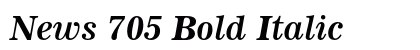 News 705 Bold Italic Preview