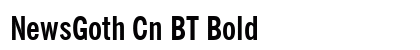 NewsGoth Cn BT Bold preview