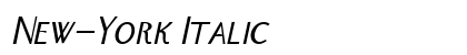 New-York Italic preview