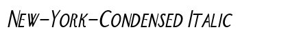 New-York-Condensed Italic preview