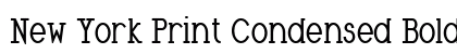 New York Print Condensed Bold Preview