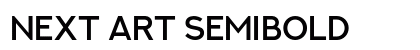 NEXT ART SemiBold Preview