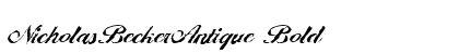 NicholasBeckerAntique Bold preview