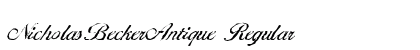 NicholasBeckerAntique Regular Preview