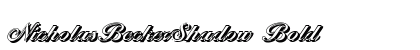 NicholasBeckerShadow Bold preview