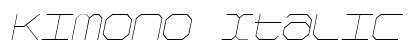 Kimono Italic Preview
