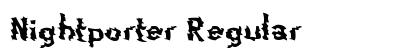 Nightporter Regular preview